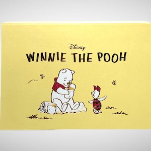 Winnie the Pooh Gold Foil Notepad – Memo Pad – Stationery -Writing Pad – Scrapbooking – Office and School Supplies