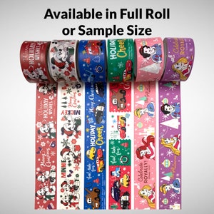 Disney Christmas Masking/Washi Tape – Christmas Washi Tape – Christmas Decorations – Journals – Planners – Scrapbooking – Craft Projects