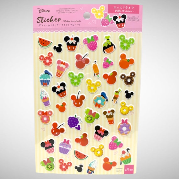 Pegatinas hinchadas de dulces de Disney – Libros de pegatinas –  Scrapbooking – Fabricación de tarjetas – Manualidades para niños – Regalos  – Pegatinas