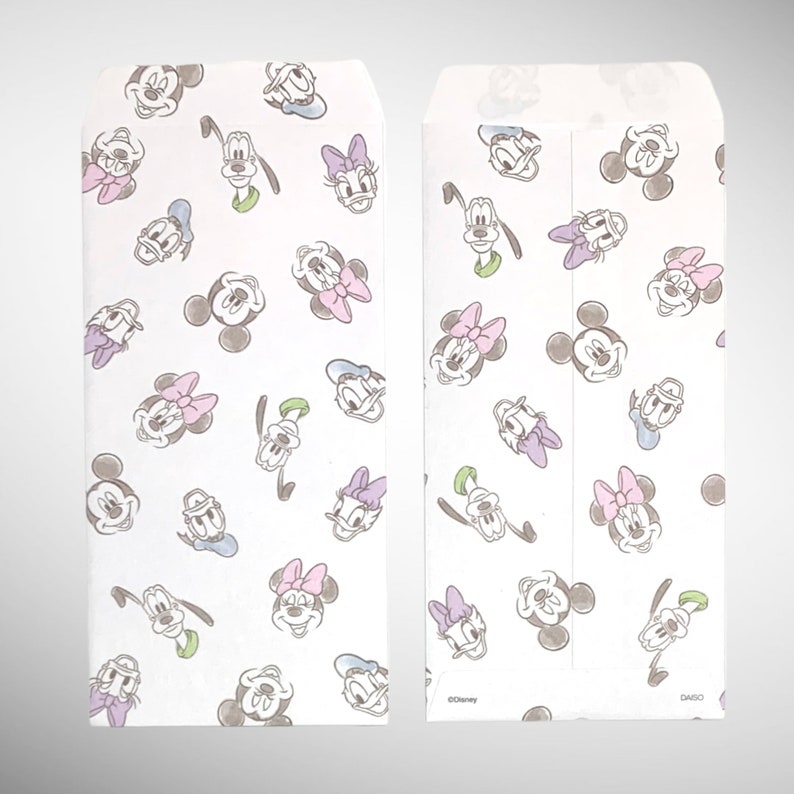 Mickey and Friends Large Envelopes Mouse Keeping Envelopes - Etsy
