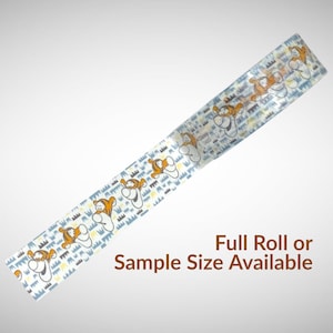 Tigger Masking/Washi Tape – Washi Tape Full Roll or Sample Size– Journals – Planners – Scrapbooking – Card Making