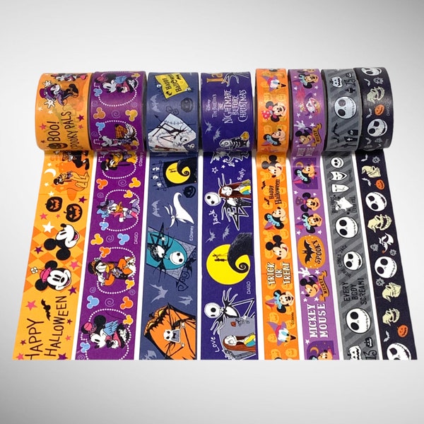 Halloween Washi Tape – Disney Washi Tape – Halloween Decorations