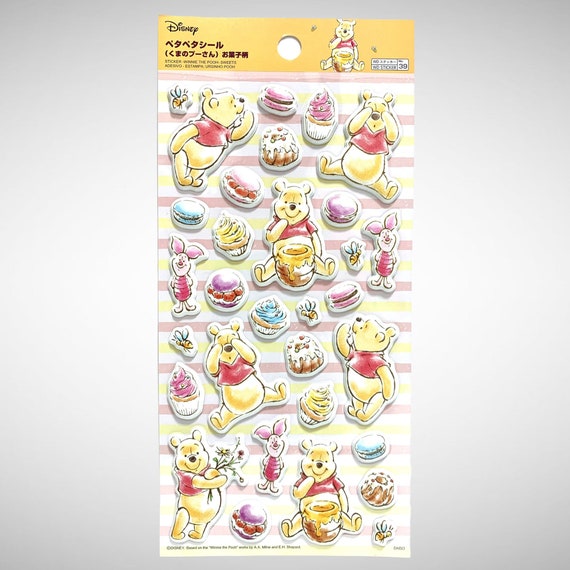 Winnie the Pooh Sweet Treats Puffy Stickers – Sticker Books – Scrapbooking  – Card Making – Kids Crafts – Gifts – Kawaii Stickers
