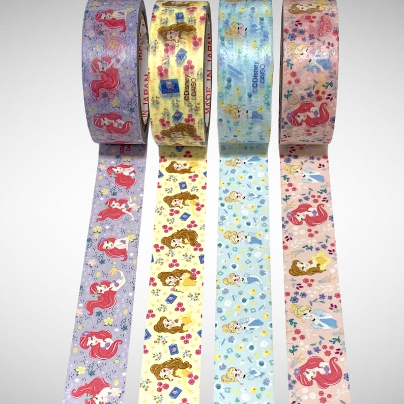 Disney Princess Masking/Washi Tape Washi Tape Full Roll Etsy
