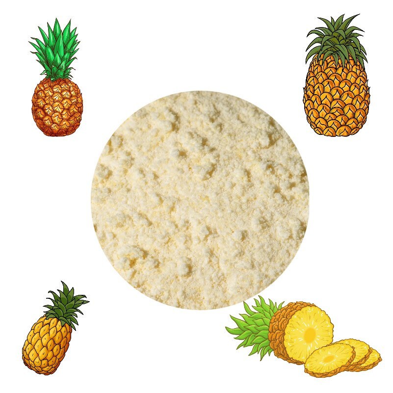 Poudre d'ananas Lyophilisés 100G, Poudre Coupe Faim Super Délicieux