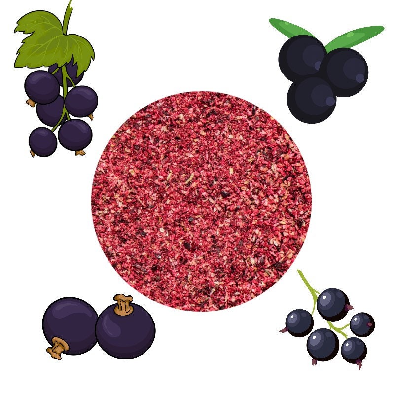 Poudre de Cassis Lyophilisés 100G