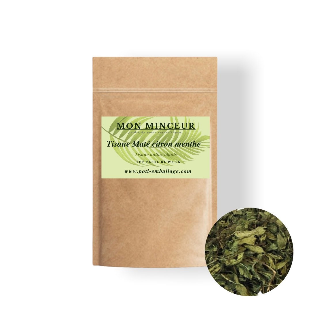 Tisane Antioxydants Maté Menthe Citron