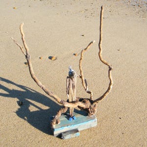 Bawdsey Treibholzfigur Skulptur Mischtechnik