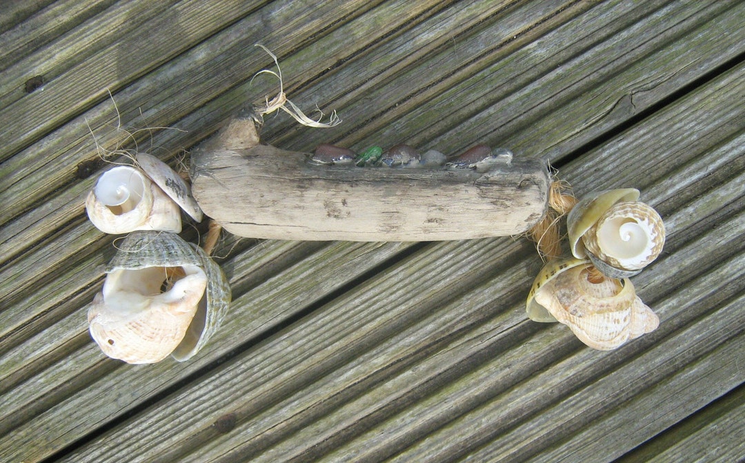 Seashell Rattle Mermaid Seashell Rattle gentle Sounds positive Vibes-sea Glass Handle ...