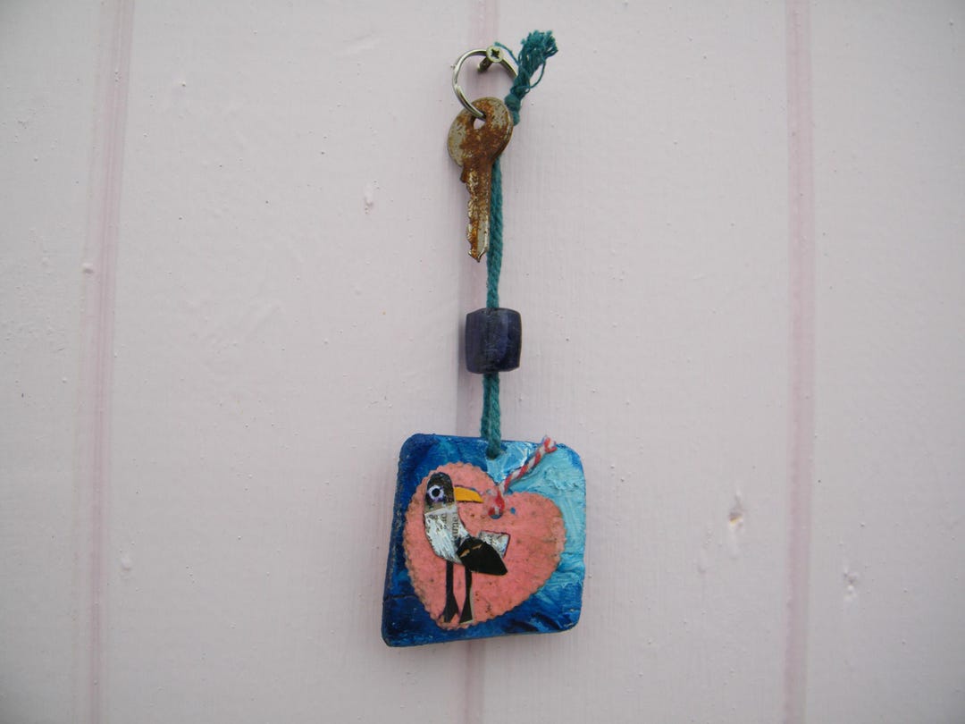 Seabird Key Tag-felixstowe Beach Origins-driftwood Etc - Etsy UK