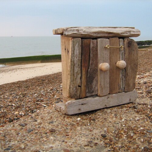 Shops Driftwood cabinet -Felixstowe beach -wall hang or free standing/for bathroom/great textures!