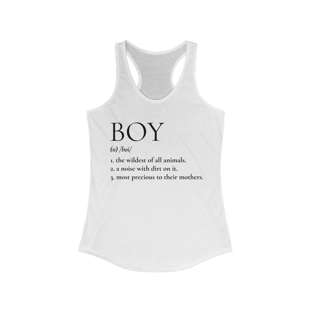 Boy Definition Women's Ideal Racerback Tank Etsy UK