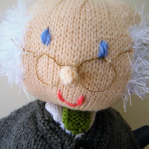 Michael D Higgins, Michael D Teewärmer, Teewärmer, gestricktes Geschenk, handgestricktes Geschenk, gestricktes Tischdekor, handgestricktes Geschenk, hergestellt in Irland Bild 2