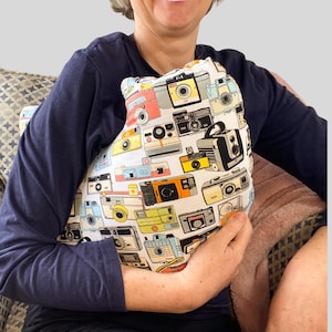 Almohada para mastectomía: Tela con cámara, almohada para la recuperación después de una cirugía de cáncer de mama.