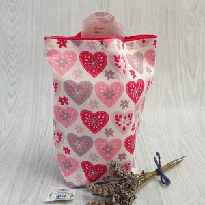 Rosa Herzen Damensanitärtasche: Teenager Geschenk
