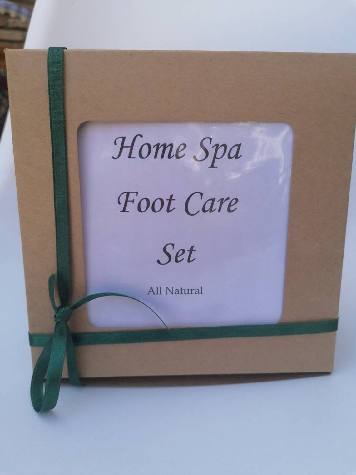 Foot care spa gift set with foot scrub foot soak and pumice Etsy