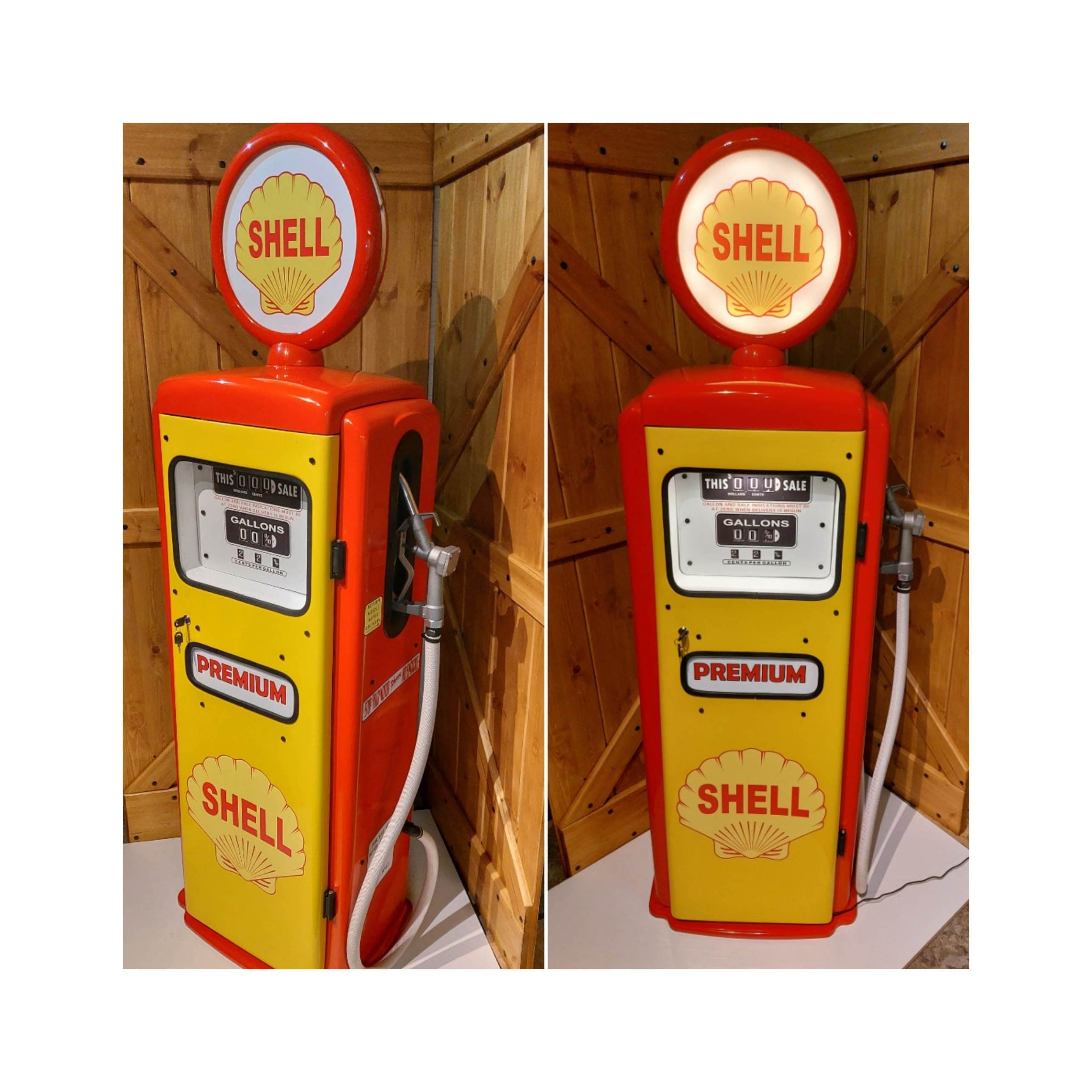 Distributeur de liqueur de pompe à essence vintage -  France