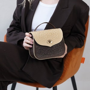 leather bag, handmade leather bag, handbag, woman leather bag, elegant leather bag, mam gift