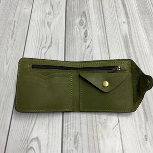 Cartera de piel para mujer, Cartera personalizada, Cartera de mujer, Cartera de mujer, Cartera de piel, Cartera de piel fina imagen 7