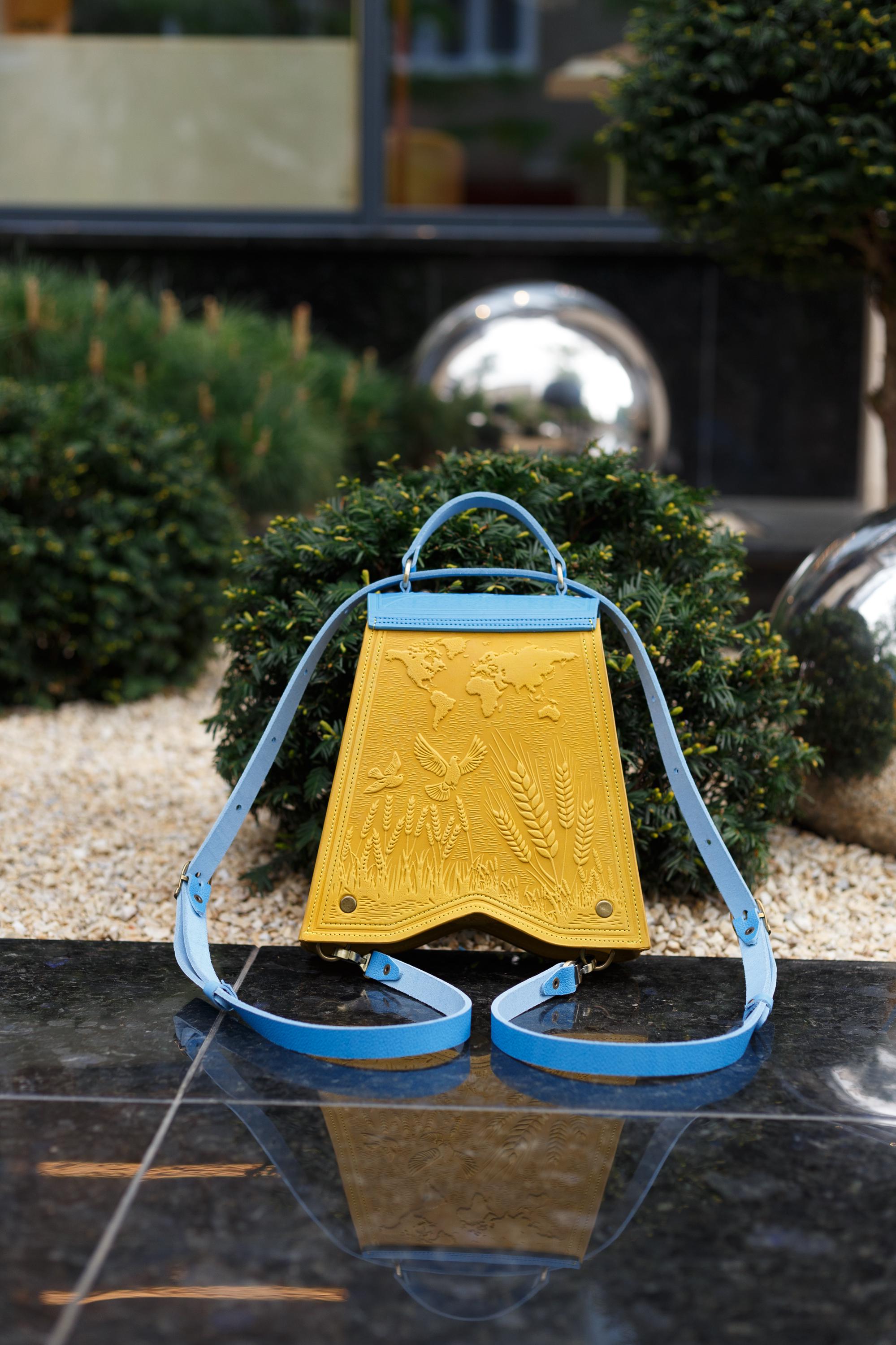 Embossed Leather Backpack: Handmade Vintage Rucksack Gift - Etsy