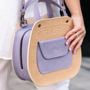 Bolso bandolera de piel, Bolso de mujer, Bolso de hombro, Bolso de piel con asas, Bolsos personalizados, Bolso hecho a mano, Regalos, Regalo de cumpleaños