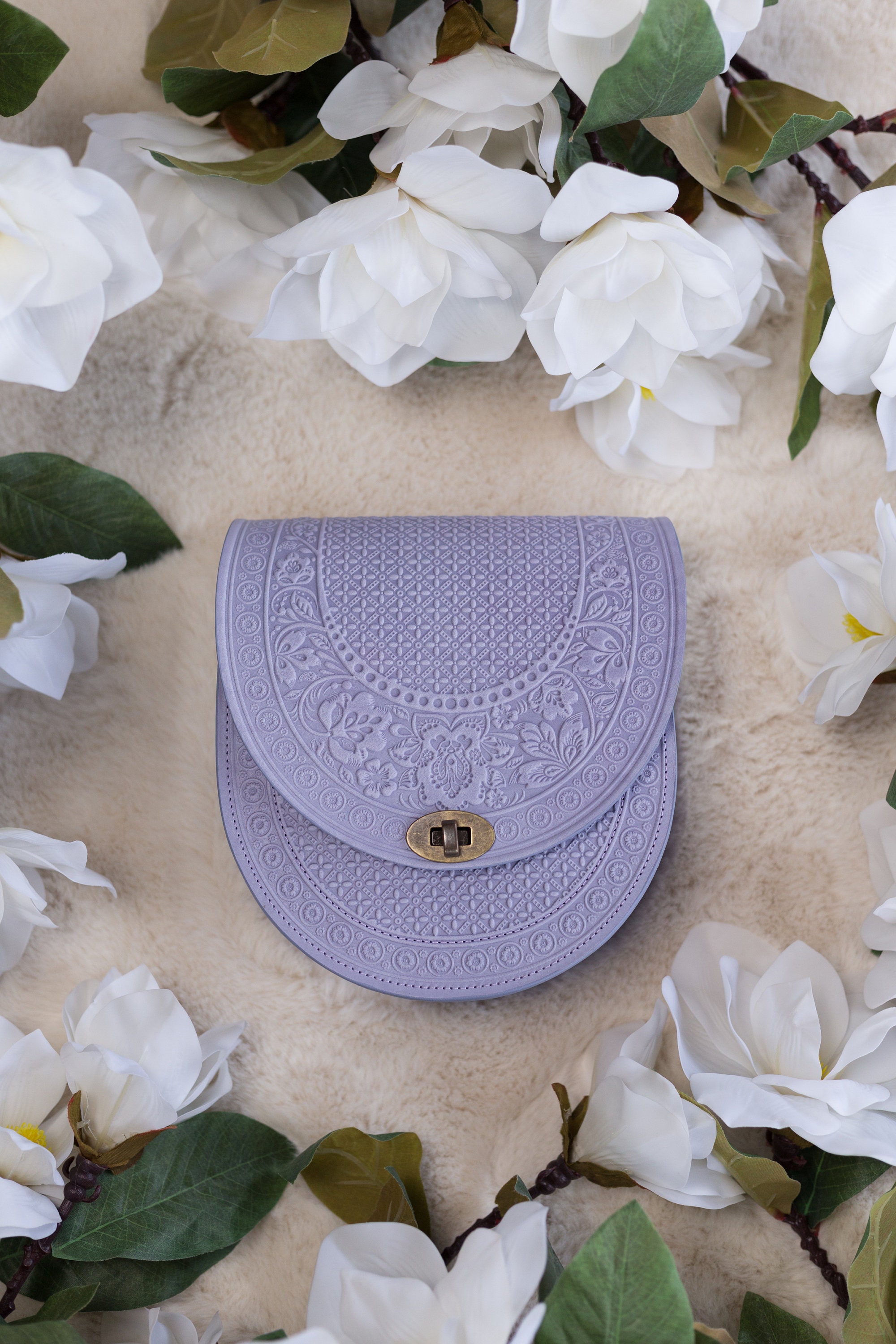 ミナペルホネン　cuddle purse flower circle mina perhonen cuddle purse -flower circle- - ミナペルホネン