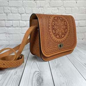 Bolso de cuero vintage Bolso de cuero hecho a mano Bolsos de hombro Regalos únicos