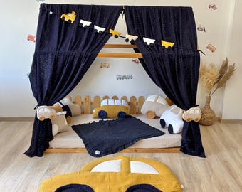 Musselin Baldachin: Kinder Leseecke, Spielzimmer Dekor