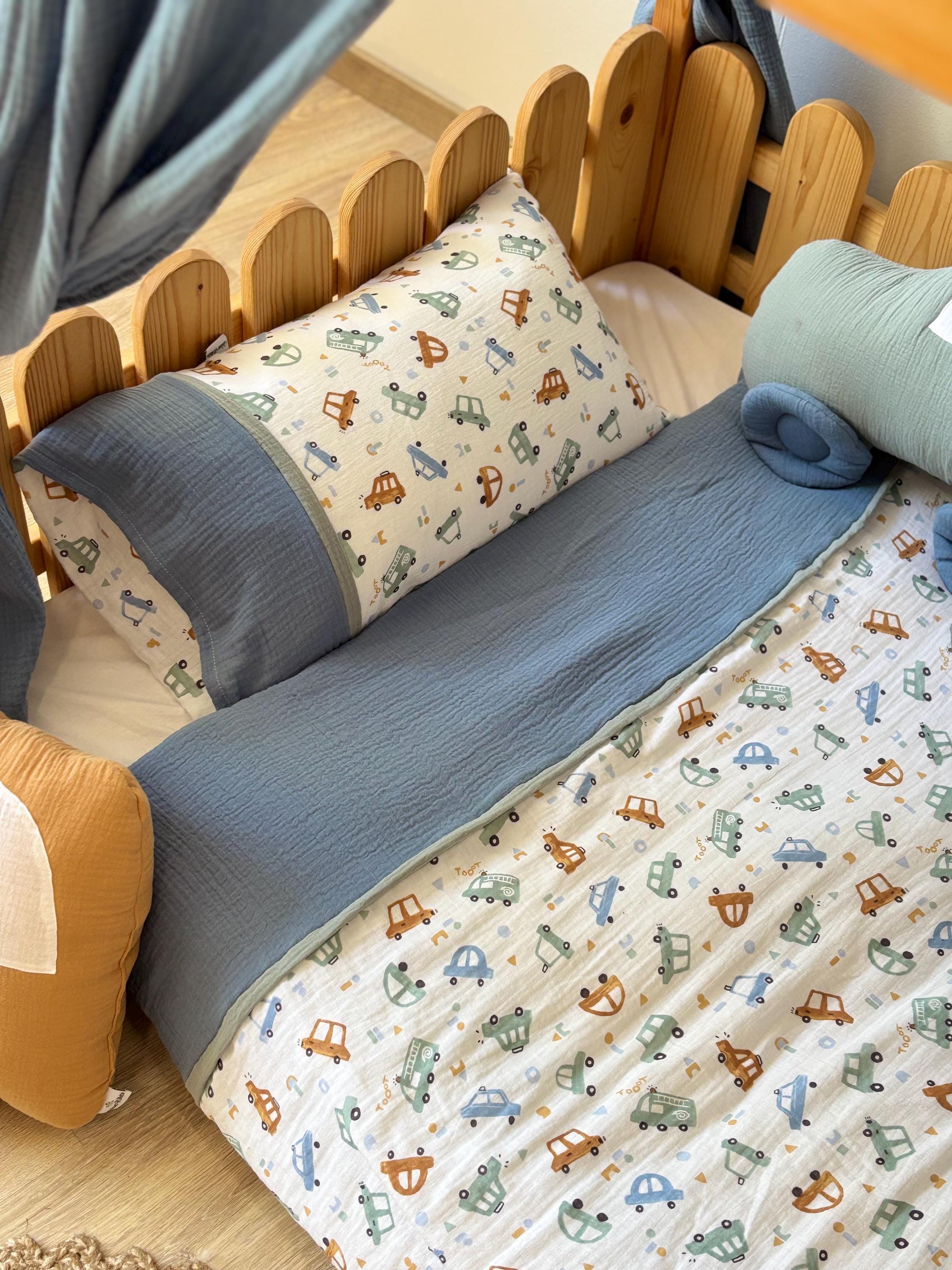 Muslin Kids Bedding Set: Duvet Cover and Pillowcase (135x200/50x80cm)