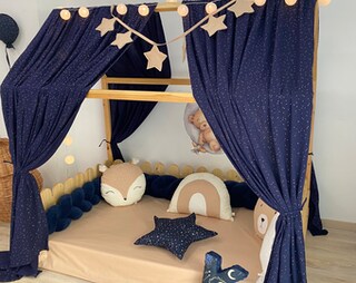 Set Di 4 Federe Per Cuscini Cameretta, Stile Bohémien, 45x45 Cm, Con Cerniera, Morbide E Lavabili, Perfette Per Bambini E Giochi