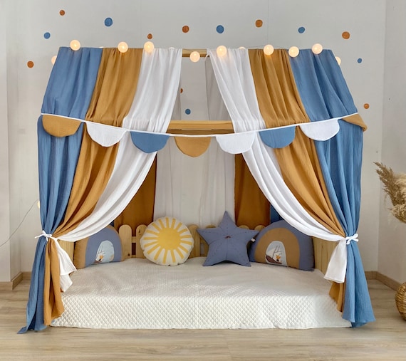 Canopy tent for childrens bed deals