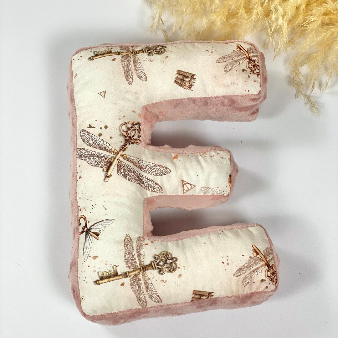 Monogram Letter Cushion, Initial Gift Cushion, Kids Nursery Monogram