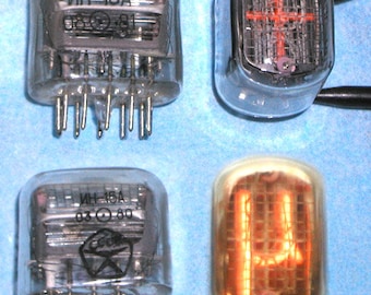 Lot of 1 pc or more IN-15A IN-15B large symbol nixie tube, new, tested.