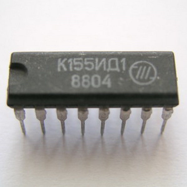 1 Stück oder mehr K155ID1 (74141) Nixie Röhrenschrauber Chip aus den 80er Jahren