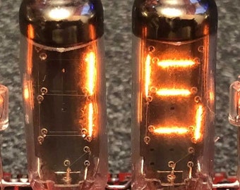 Lot of 1 pc IV-9 (ИВ-9) numitron VFD nixie tube for clock, new, tested 100%.