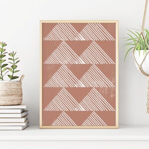 Geometric Printable Wall Art, Moroccan Wall Art, Digital Print, Boho Decor, Abstract Art Print, Neutral Wall Art, Minimalist Print