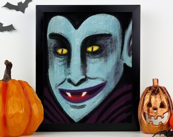 Halloween Wall Decor, Monster Printable Wall Art, Fall Decor, Halloween Decorations, Autumn Art, Spooky Art, Digital Print, Instant Download