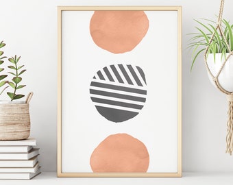 Geometric Printable Wall Art Digital Print Neutral Wall Art Boho Decor Abstract Art Print Instant Download Minimalist Print Modern Art