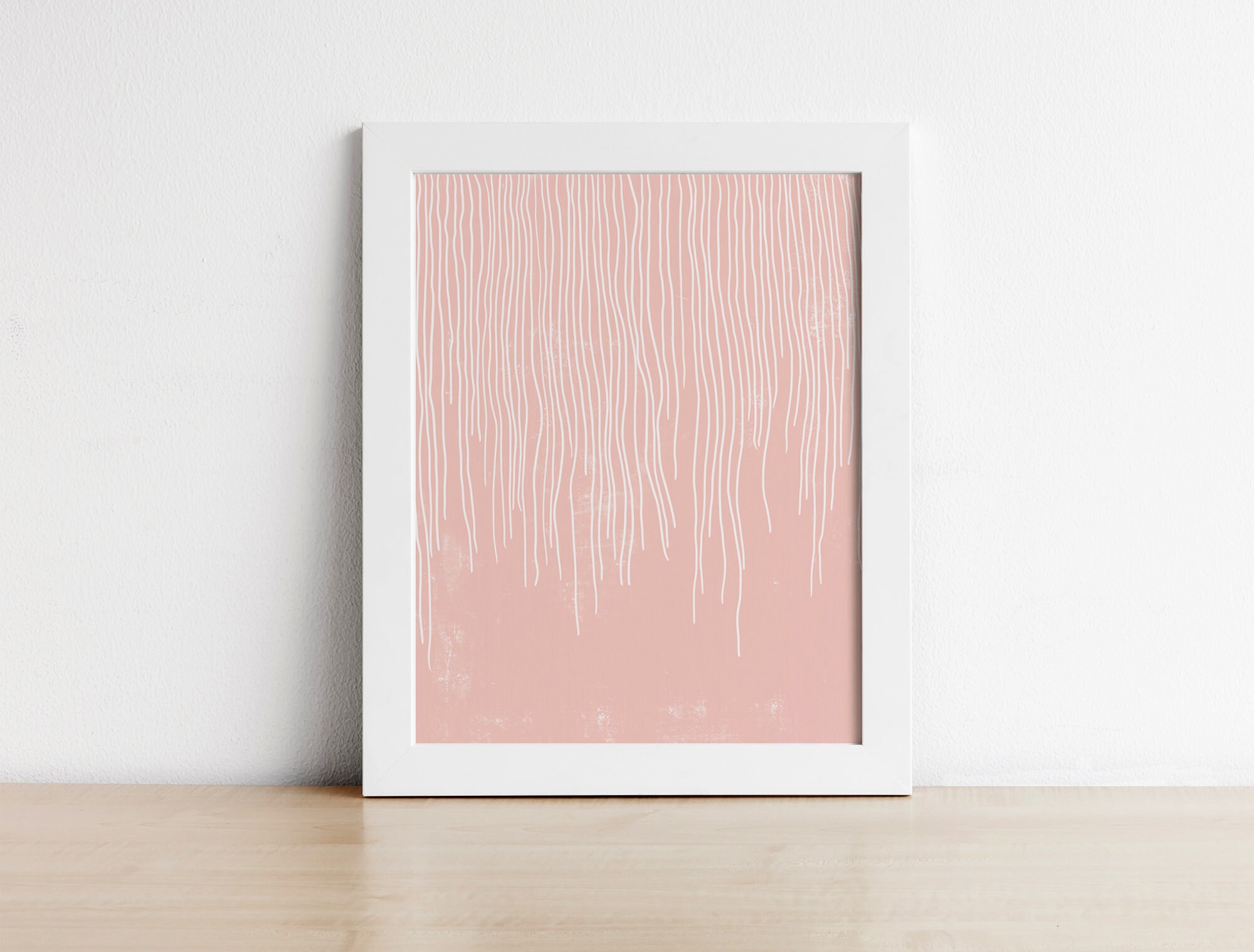 Blush Pink Wall Art Geometric Printable Wall Art Digital Print Boho ...