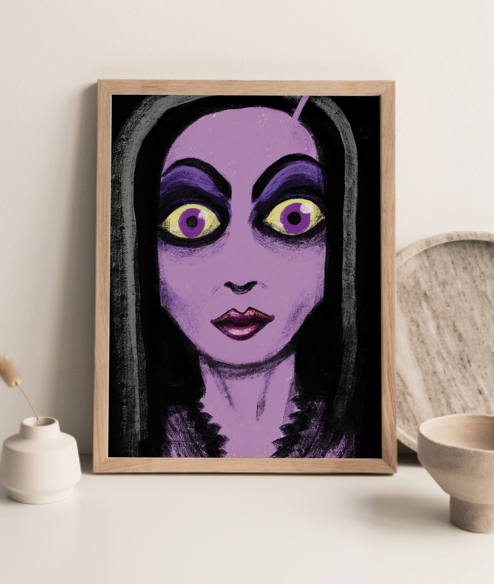 Halloween Wall Decor Monster Printable Wall Art Fall Decor Etsy
