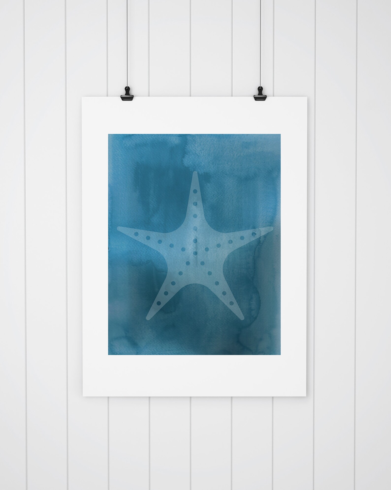 Boho Beach Print Starfish Printable Wall Art Beach Wall - Etsy