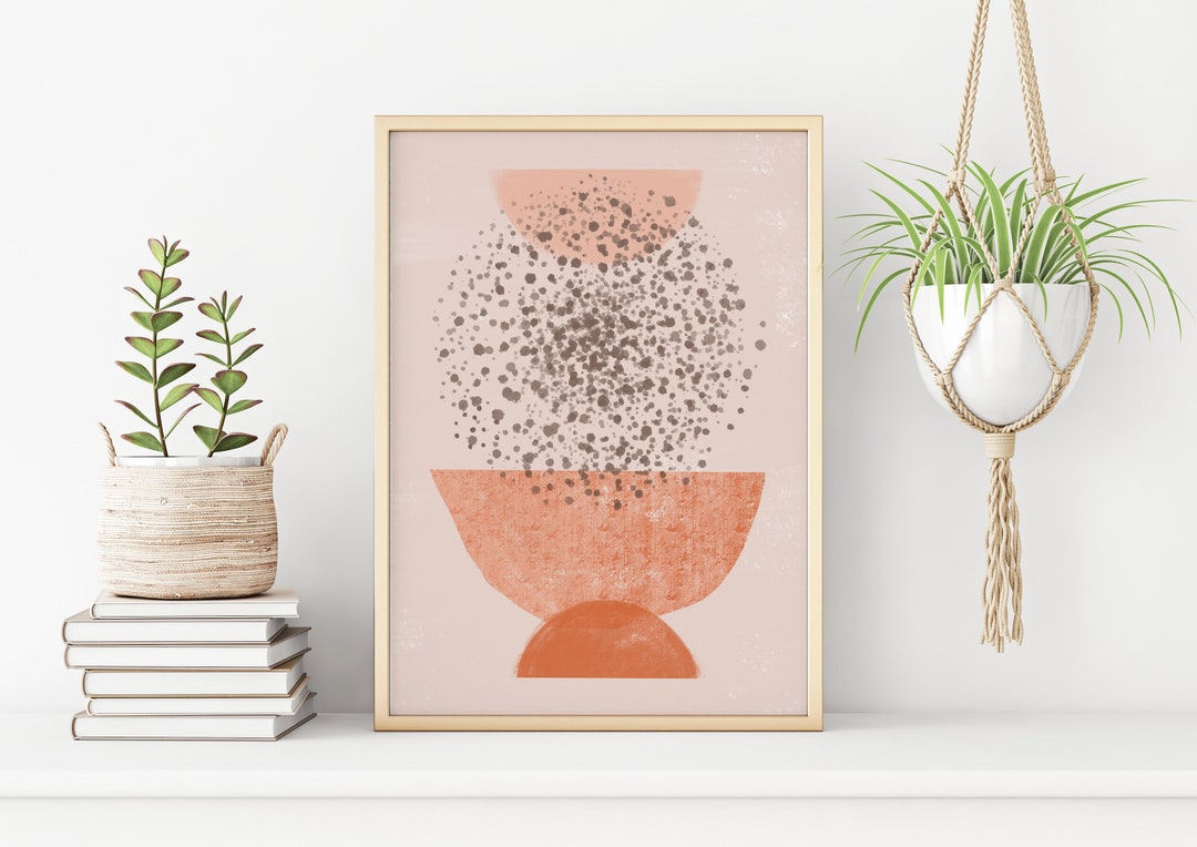 Abstract Art Print Geometric Printable Wall Art Boho Decor Digital ...