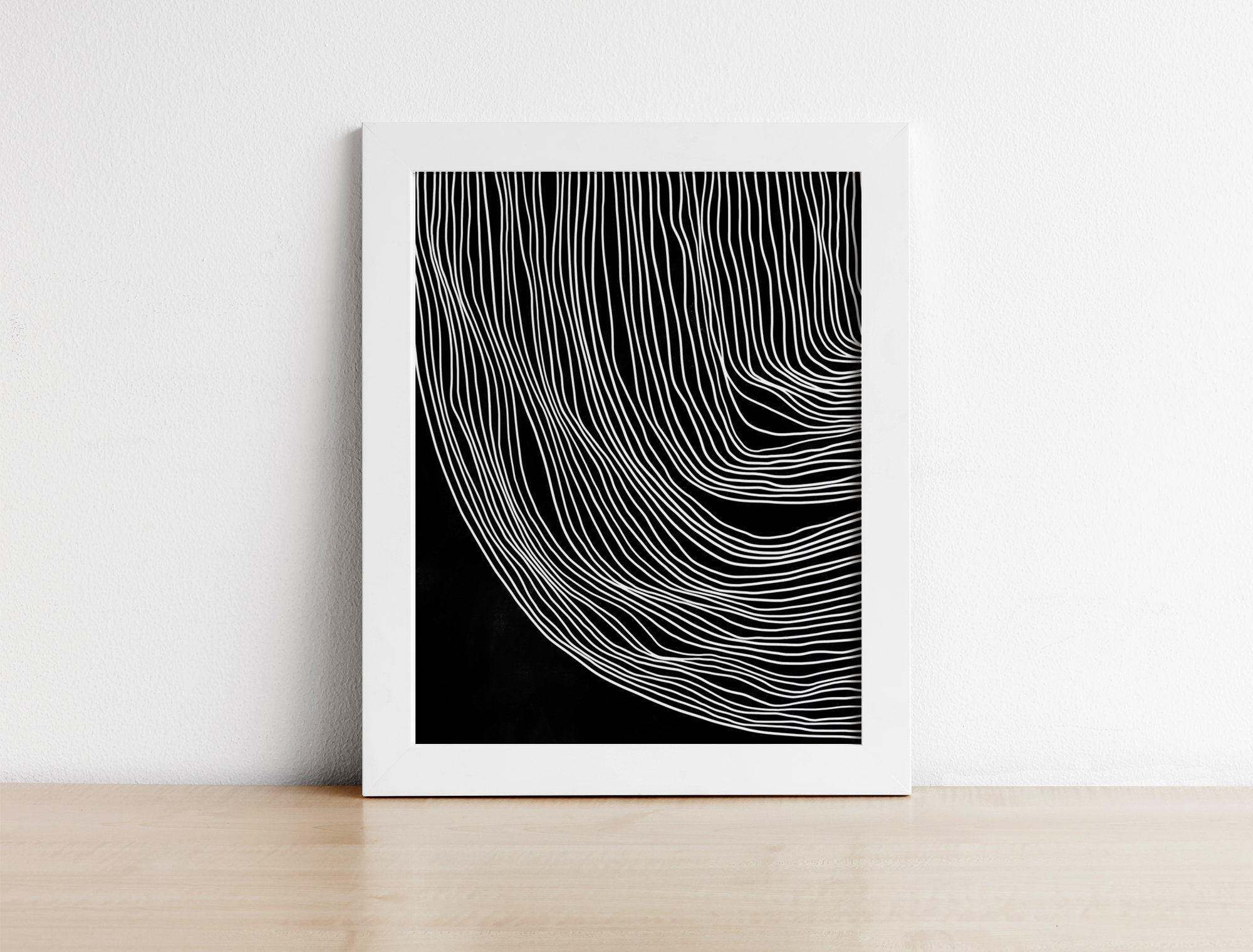 Black and White Geometric Printable Wall Art Digital Print - Etsy