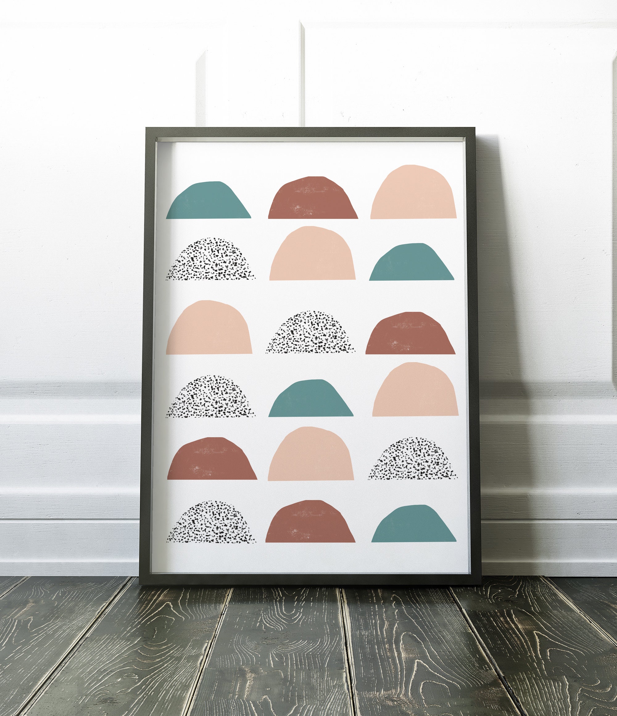 Abstract Art Print Geometric Printable Wall Art Boho Decor Digital ...