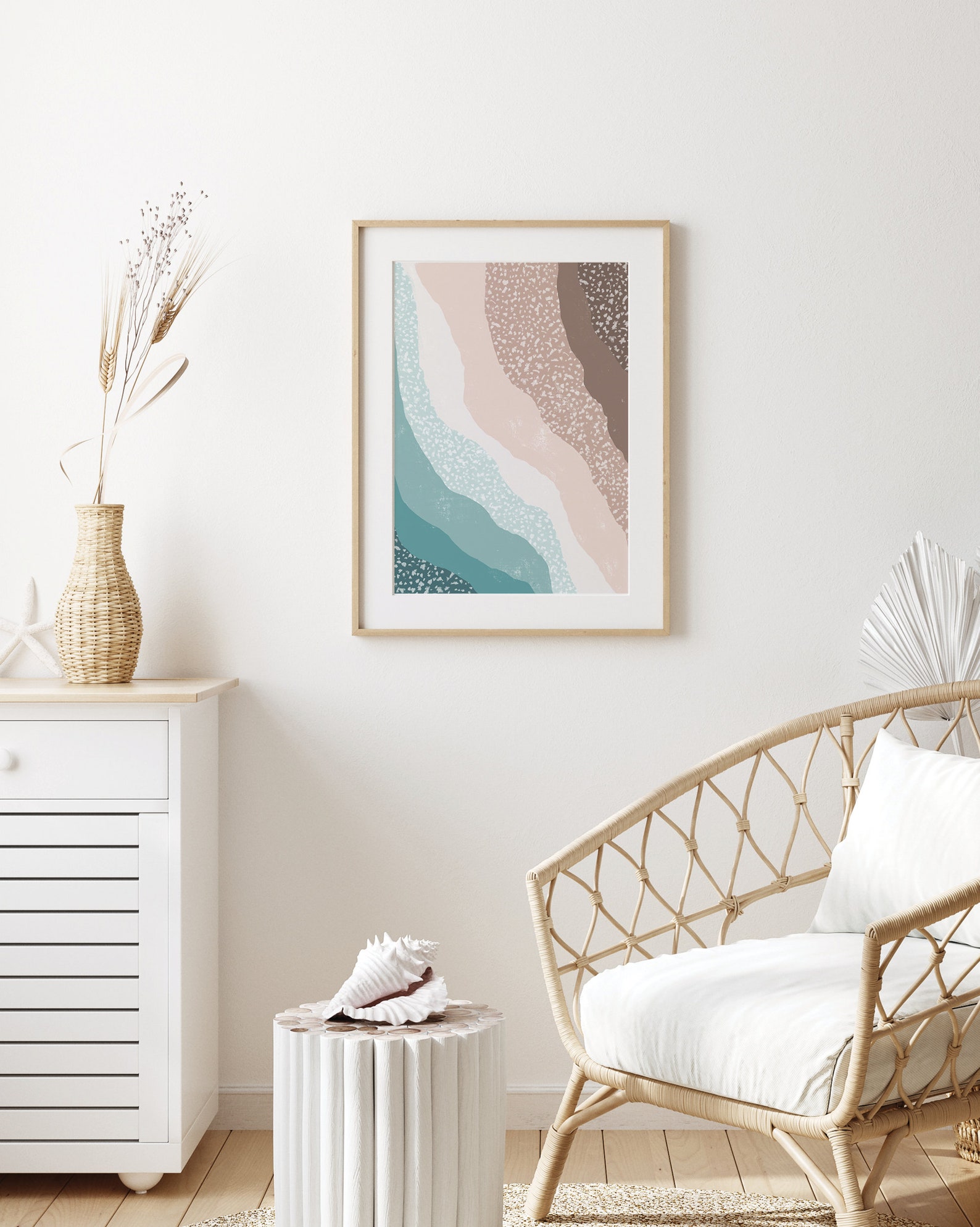 Abstract Landscape Gallery Wall Set of 5 Prints Printable Etsy
