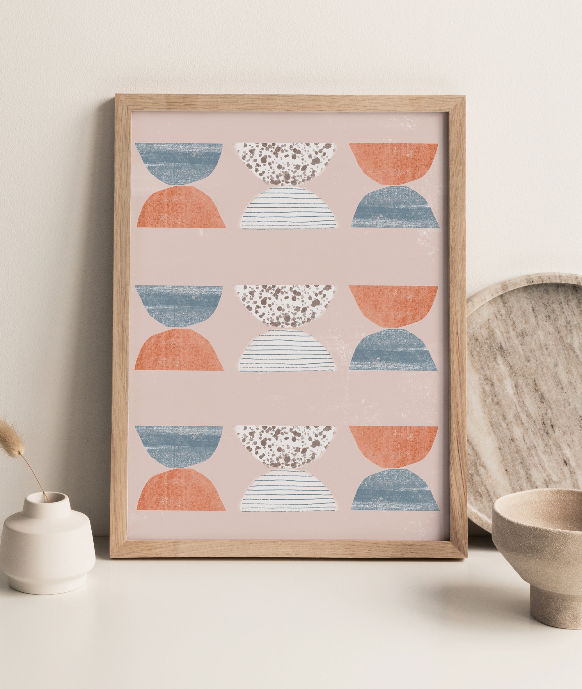 Abstract Art Print Geometric Printable Wall Art Boho Decor | Etsy