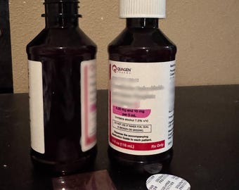 Quagen 4oz Replica Bottle (Empty)  - NEW Movie/Entertainment Prop