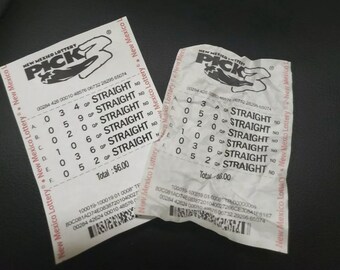 Breaking Bad Walts Lotto Ticket Replica! X2!
