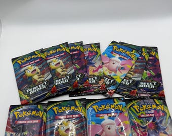 Pokémon Mega Evolutions Perfect Order (Proxy) Booster Packs! **ON SALE** NEW Perfect Order Set Proxy Boosters; 10 Cards Per Pack!