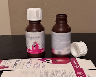NEW StilPane Syrup 100ml Prop Replica (Empty) Bottle! Includes CRC Cap & Box - New Movie Prop